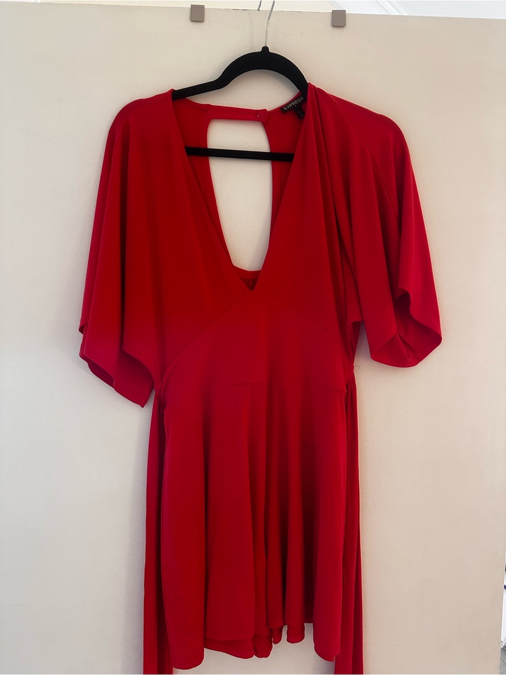 Dark coral romper